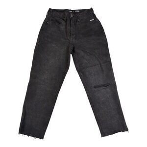 Old Navy Curvy Sky-Hi Straight Jeans NWT Extra High-Rise Womens Size 8 Black